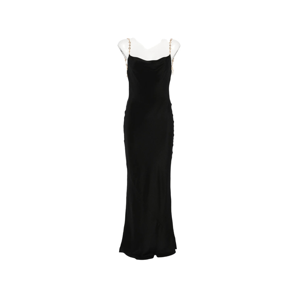 Cult Gaia Macelyn Chain-strap Cowl-neck Maxi Dress