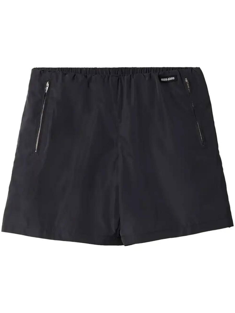 wide-leg bermuda shorts