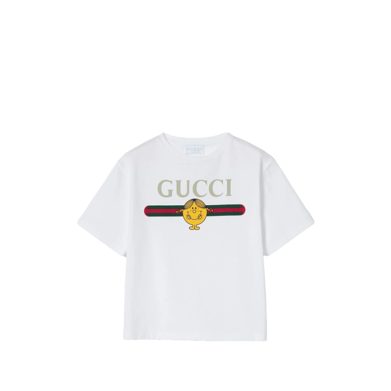 Gucci X Mr. Men Little Miss Logo-detail T-shirt