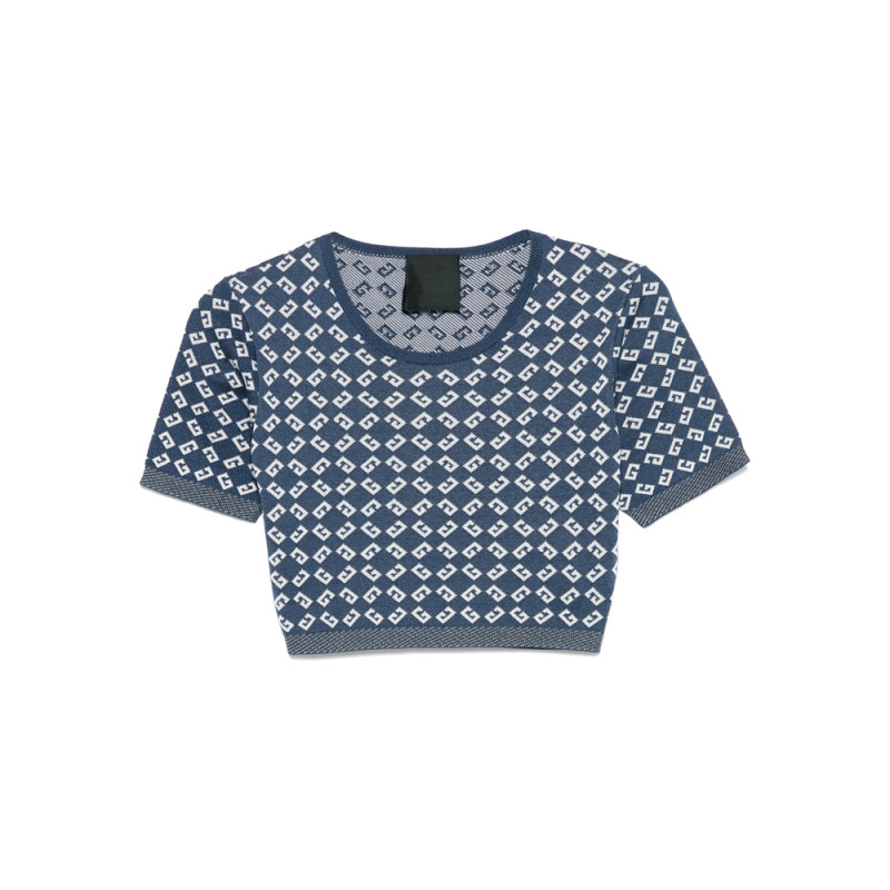 Givenchy Monogram 72-jacquard Crop Top