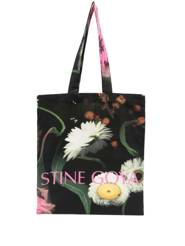 SGRita Scanned Foliage-print tote bag