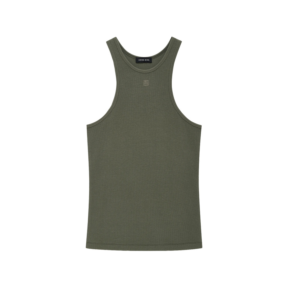 Anine Bing Cole Ribbed Tank Top