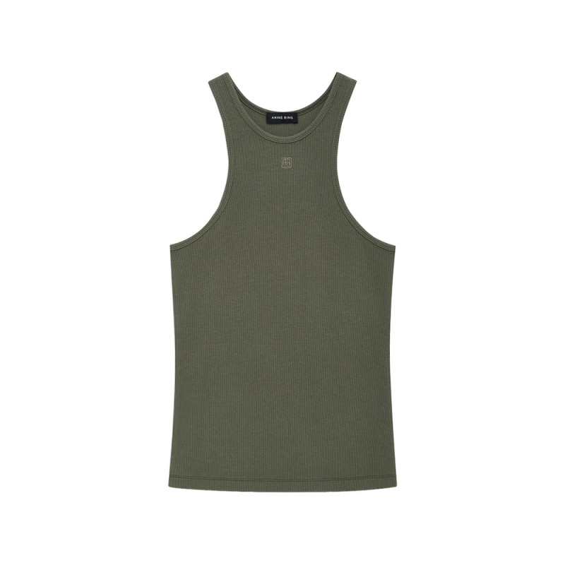 Anine Bing Cole Ribbed Tank Top