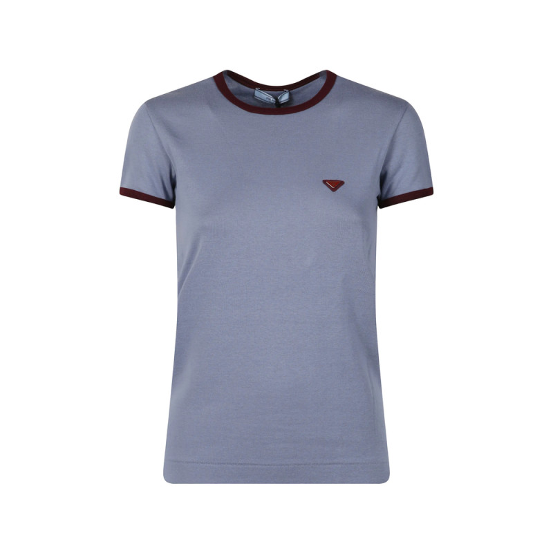 Prada Logo-plaque Short-sleeve T-shirt