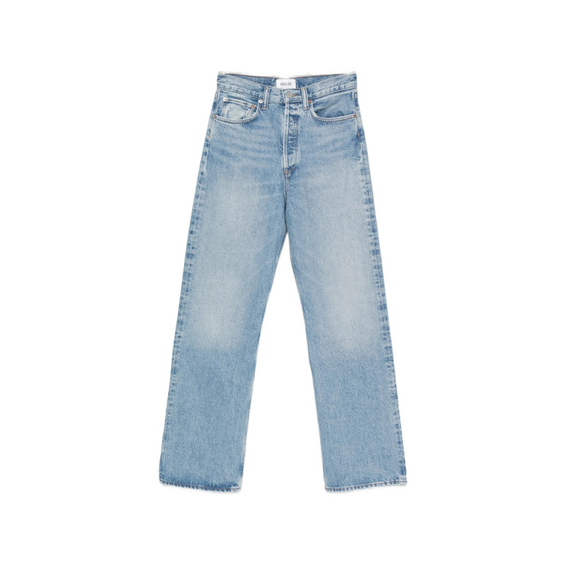 Agolde Faded Wide-leg Jeans