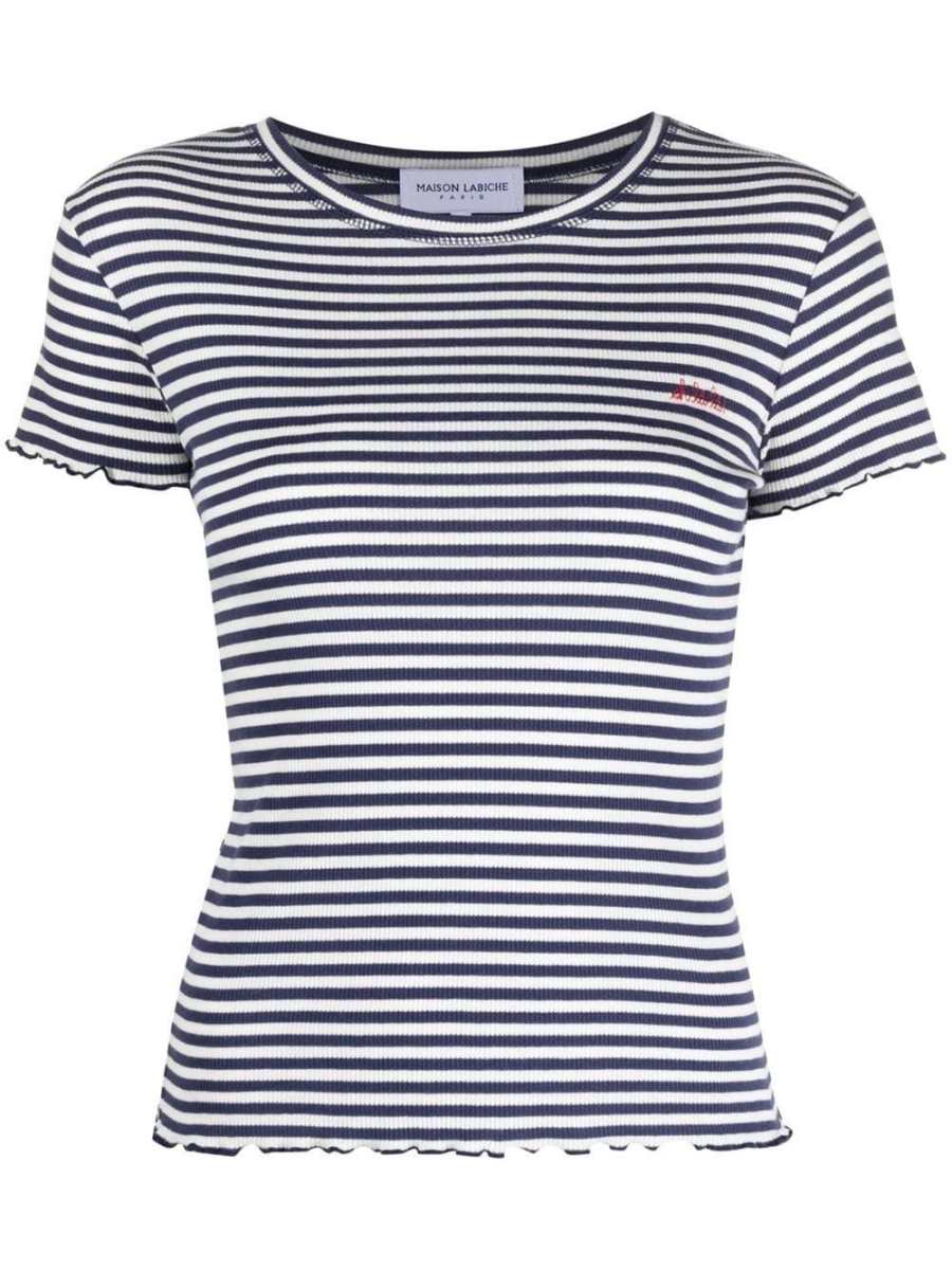 striped organic cotton T-shirt