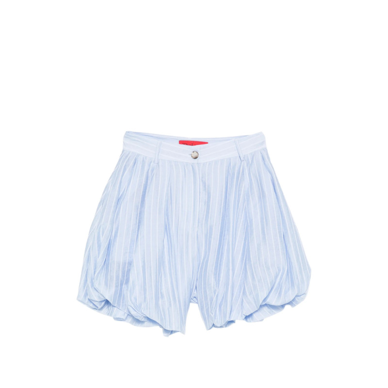 Thelatest Dafne Striped Balloon Shorts