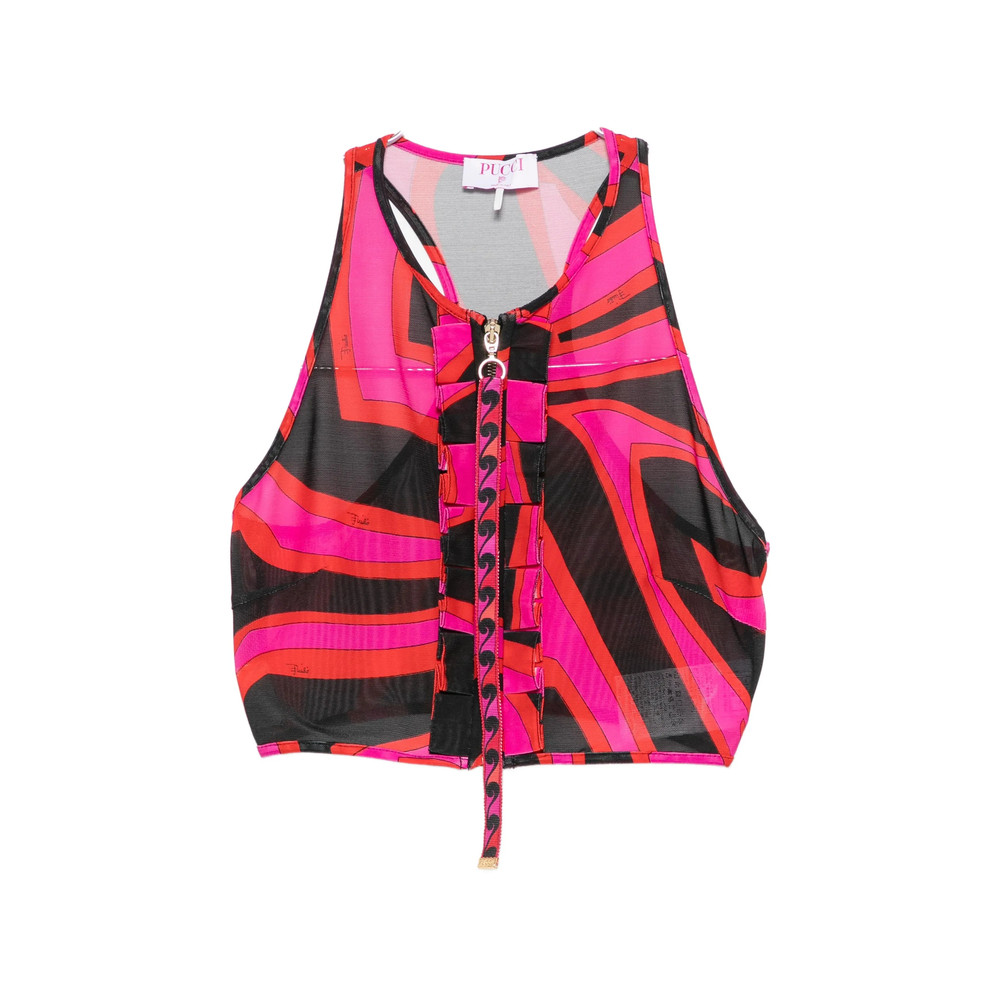 Pucci Zip-up Top