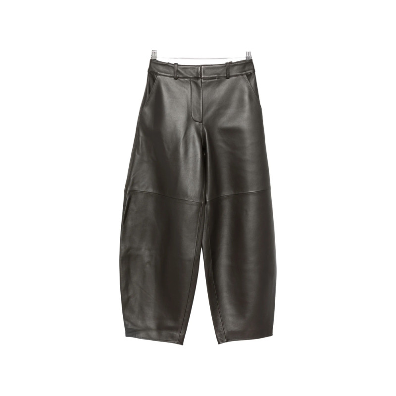 Co Wide-leg Leather Trousers