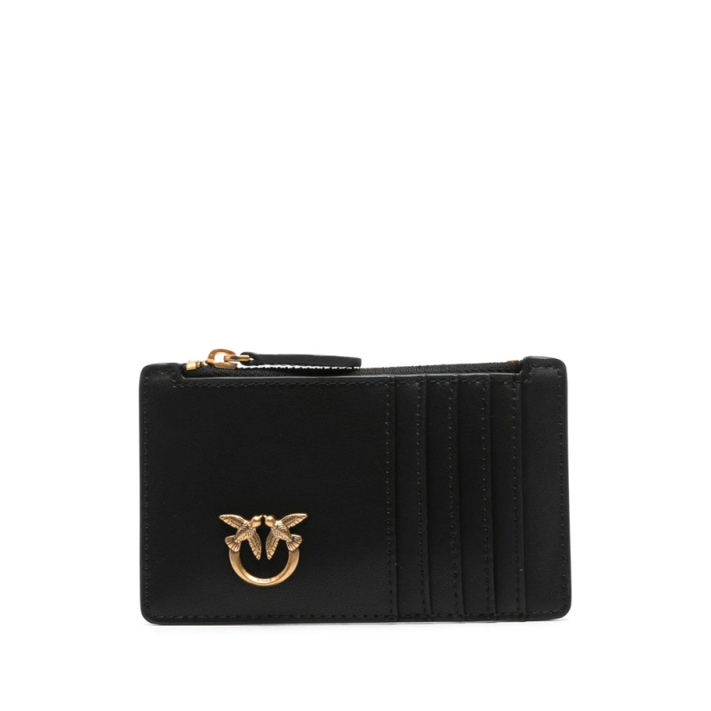 Pinko Logo-detail Leather Purse