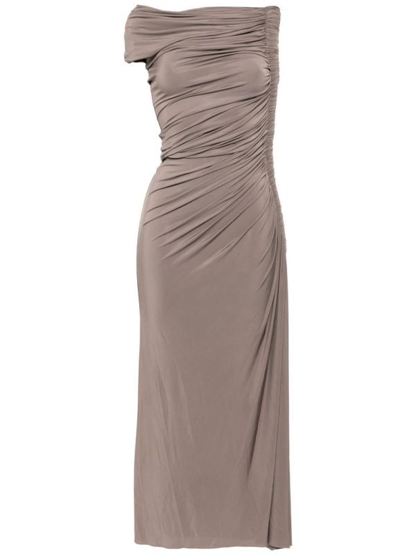 draped jersey dress