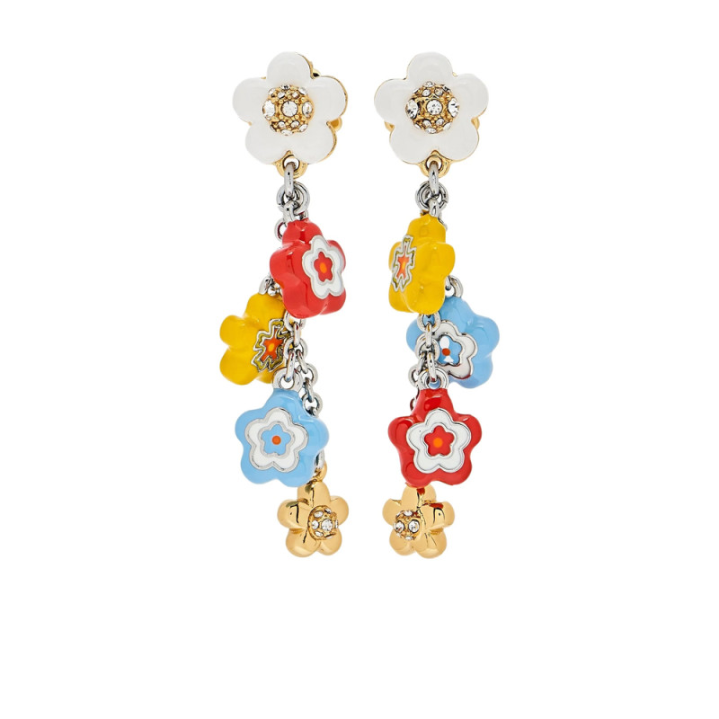 Marc Jacobs The Enamel Wild Daisy Statement Earrings