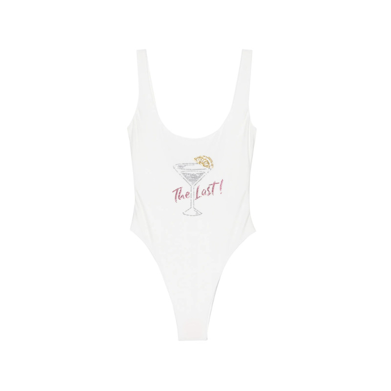 Oséree Rhinestone-embellished Scoop-neck Swimsuit