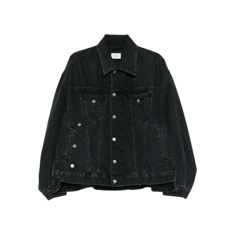 Haikure Button-fastening Denim Jacket