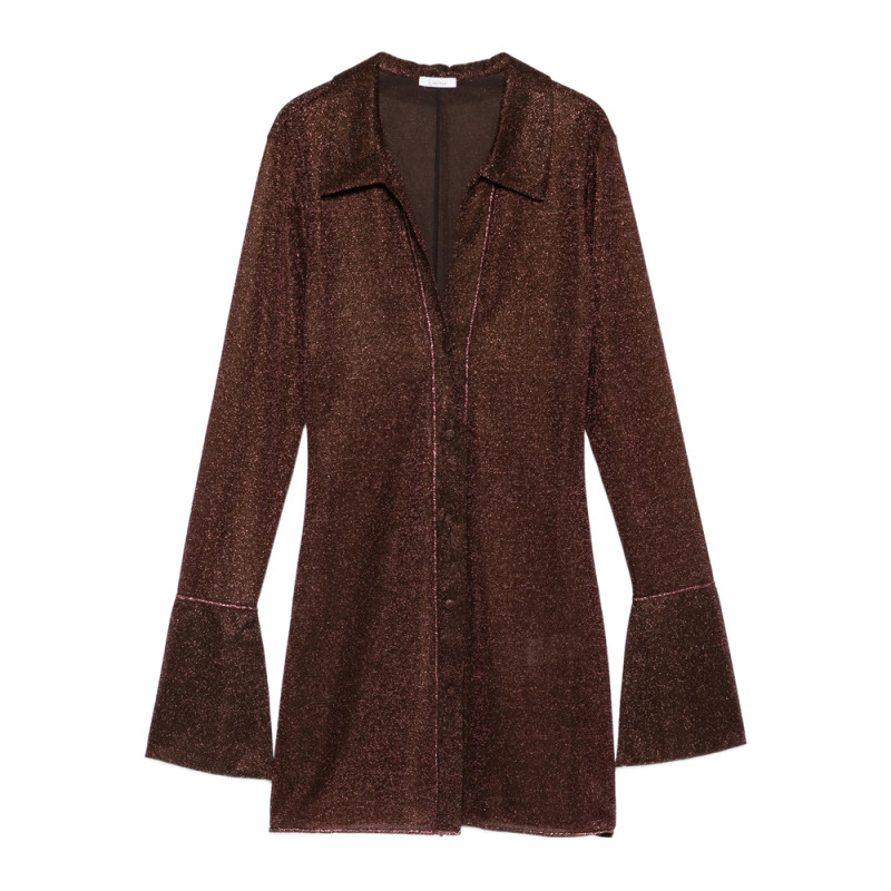 Oséree Long-sleeve Mini Dress