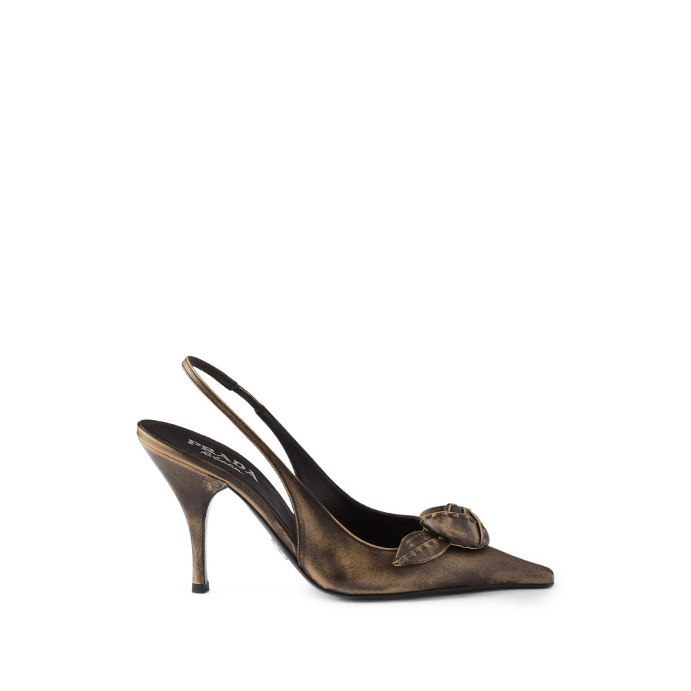 Prada Leather Slingback Pumps