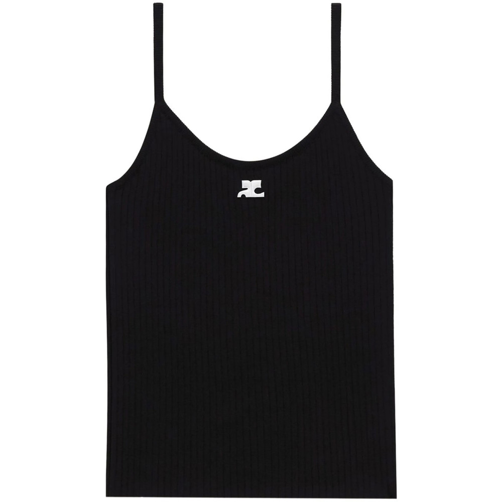Courrèges Reedition Ribbed Tank Top