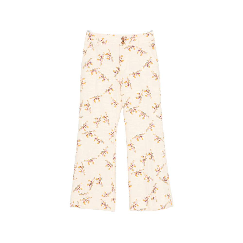La Double J Hendrix Floral-print Trousers
