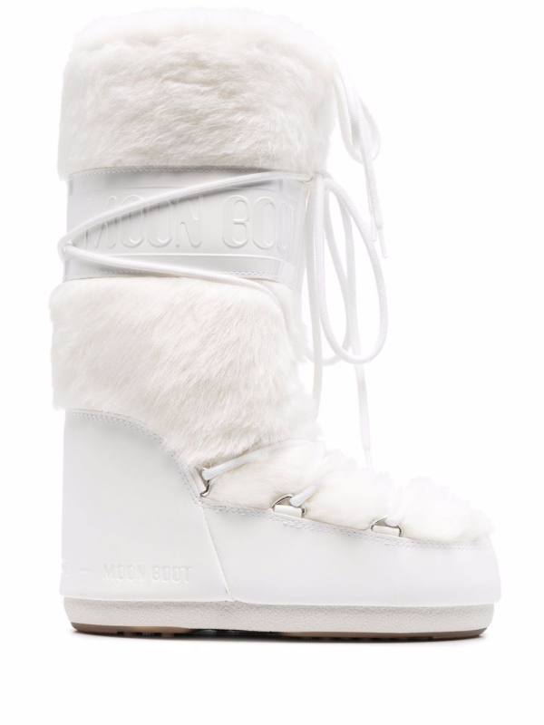Icon faux-fur snow boots