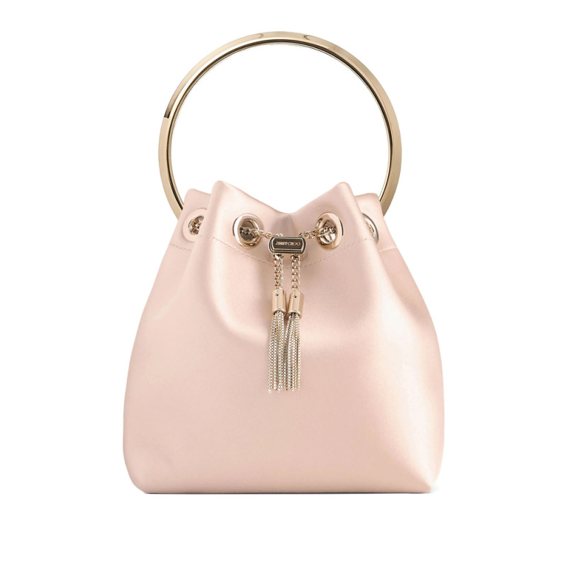 Jimmy Choo Bon Bon Circular-handle Bucket Bag