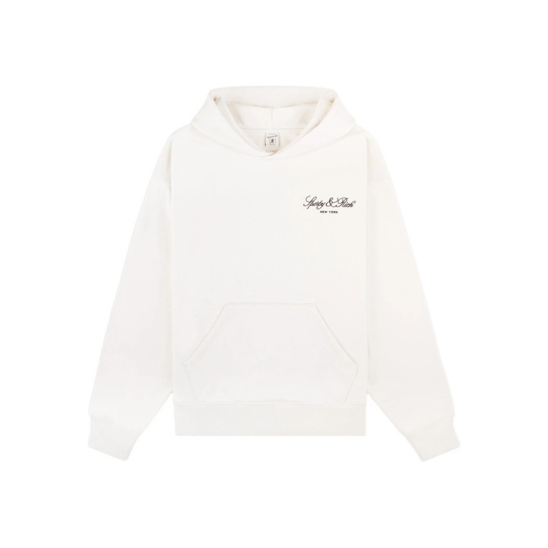 Sporty & Rich Vendome Script Pouch Hoodie