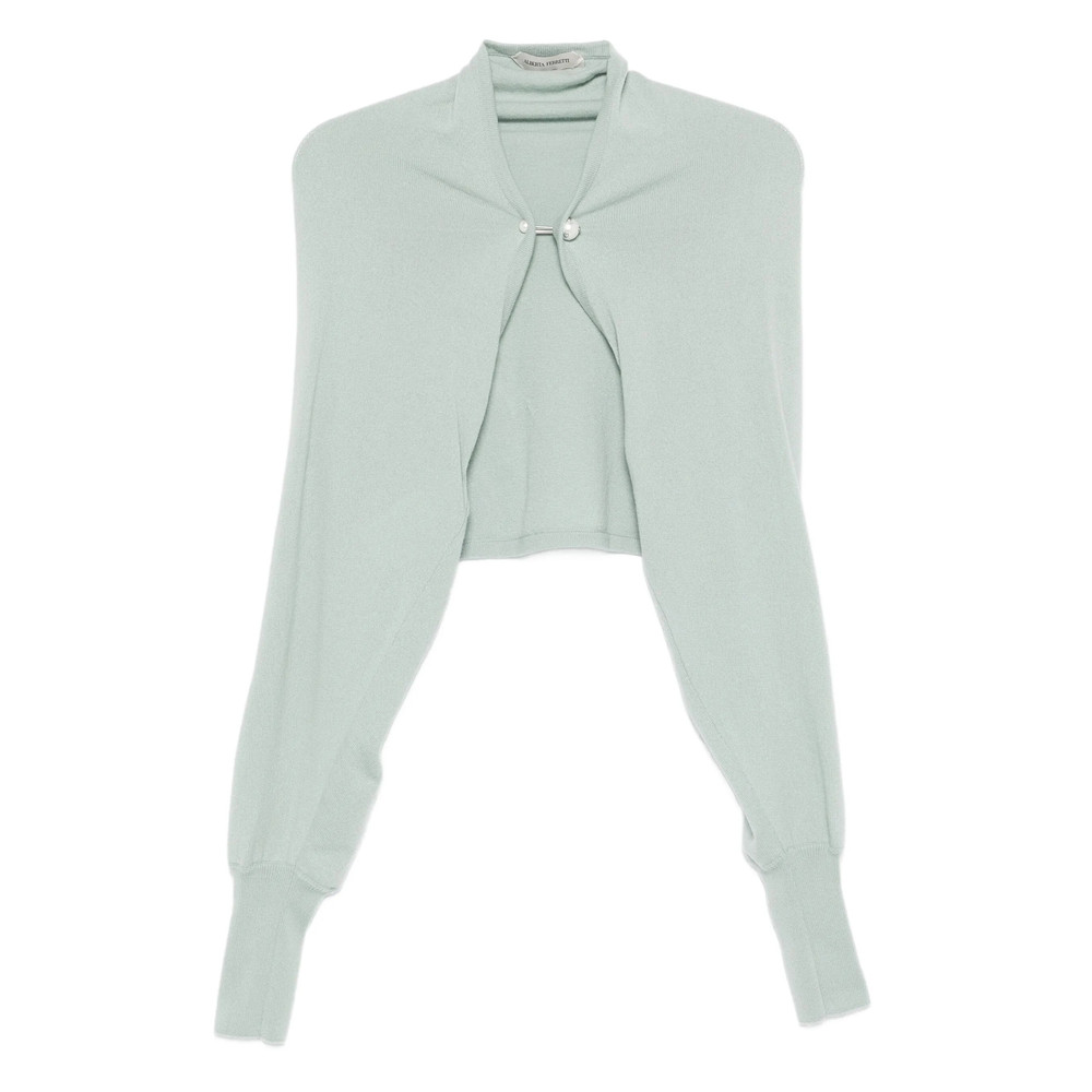 Alberta Ferretti Button-fastening Cropped Cardigan