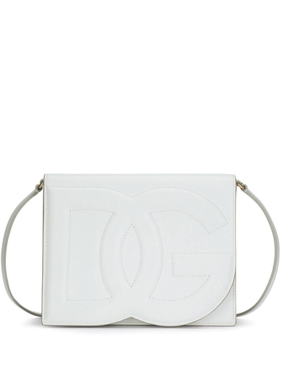 DG Logo leather cross body bag