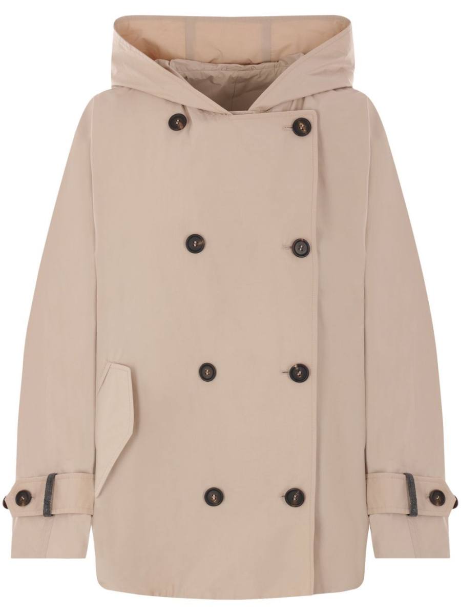 taffeta parka coat