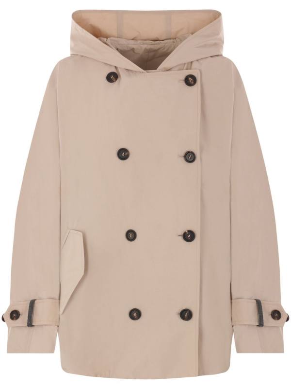 taffeta parka coat
