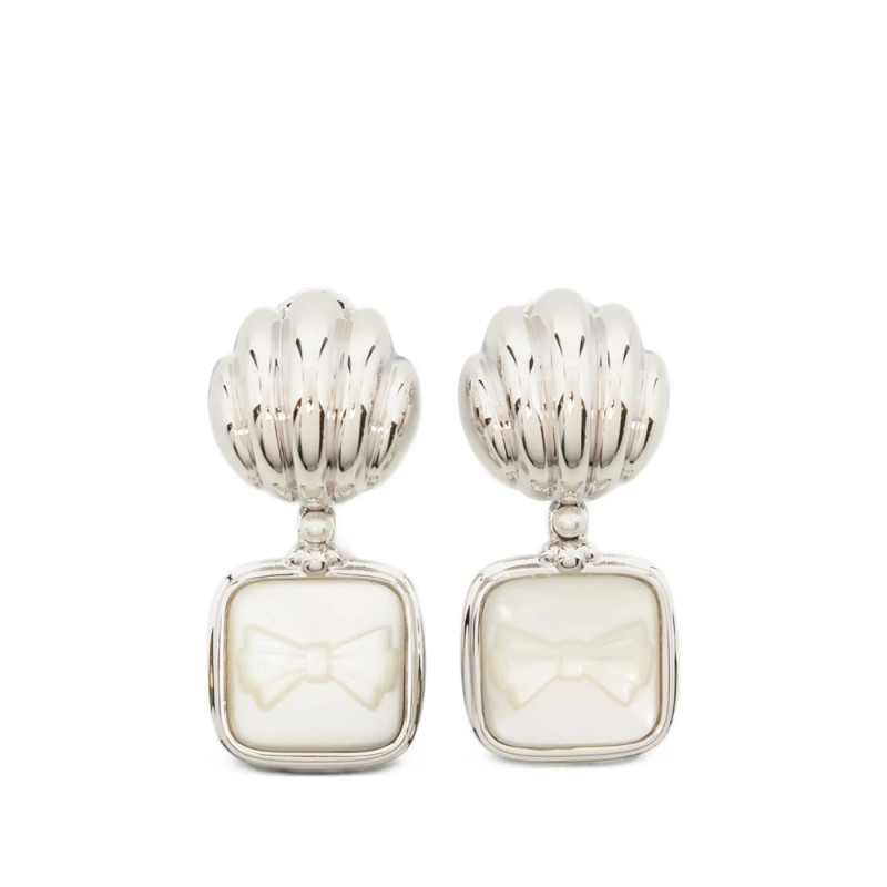 Shushu/tong Bow Detail Earrings