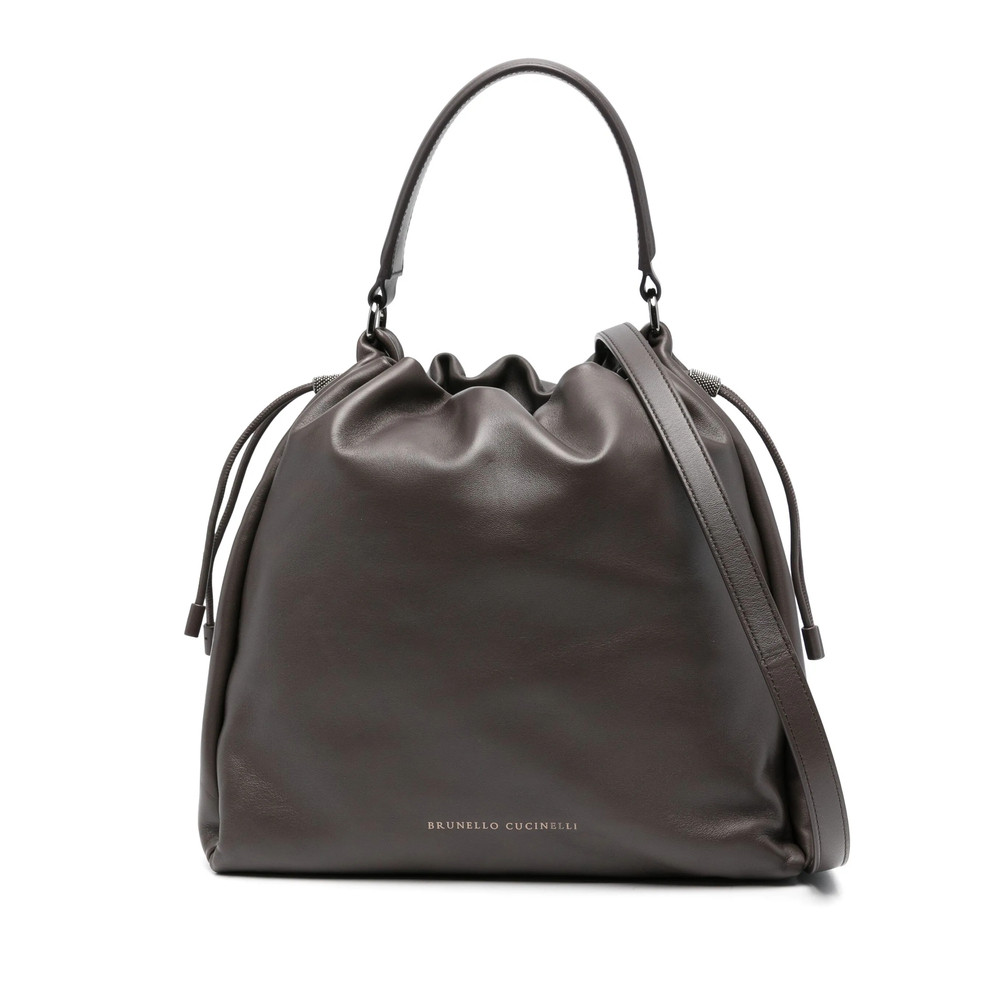 Brunello Cucinelli Leather Cross Body Bag