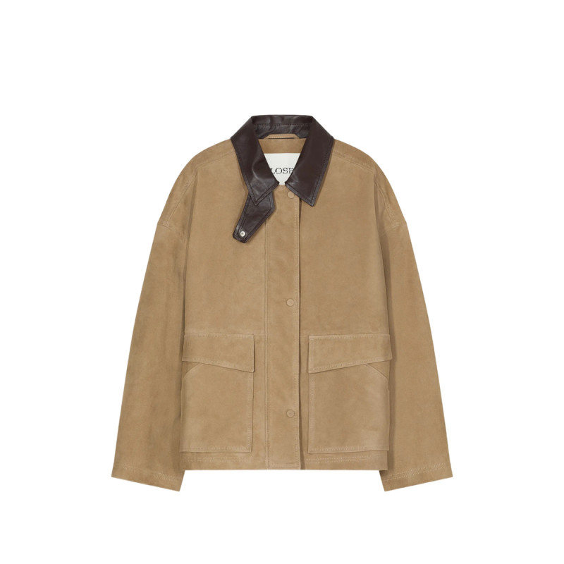 Closed Suede Leather Jacket