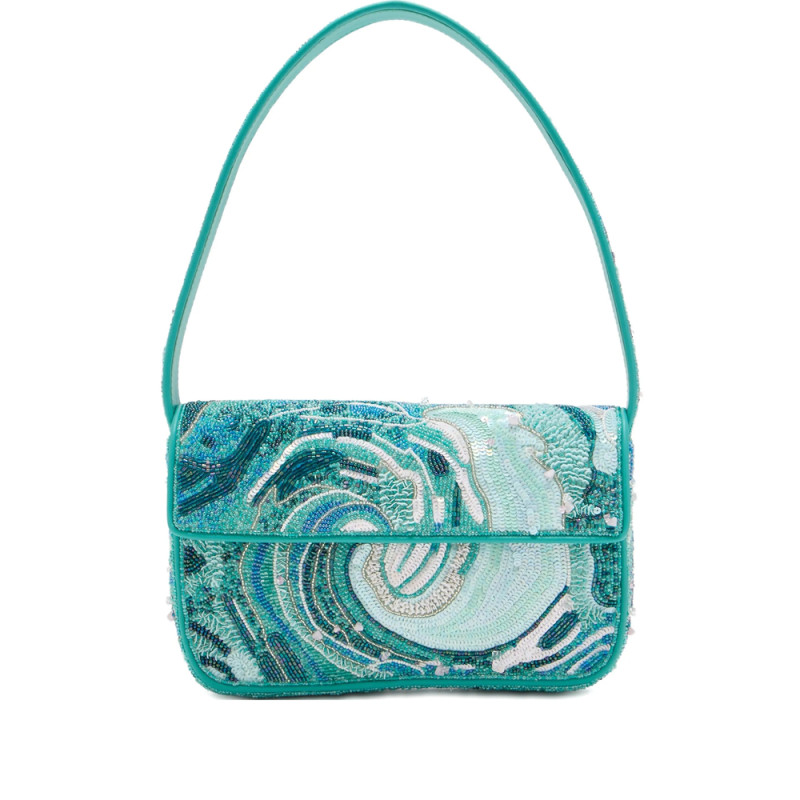 Staud Beaded-wave Shoulder Bag
