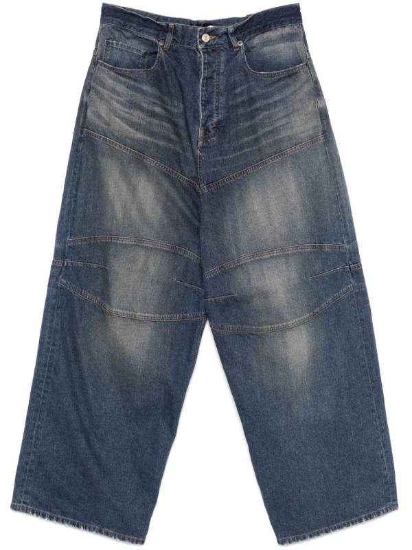 logo-patch jeans
