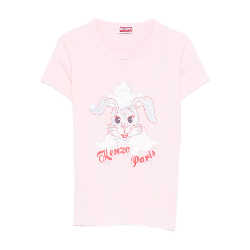 Kenzo Winter Holidays Rabbit-graphic T-shirt