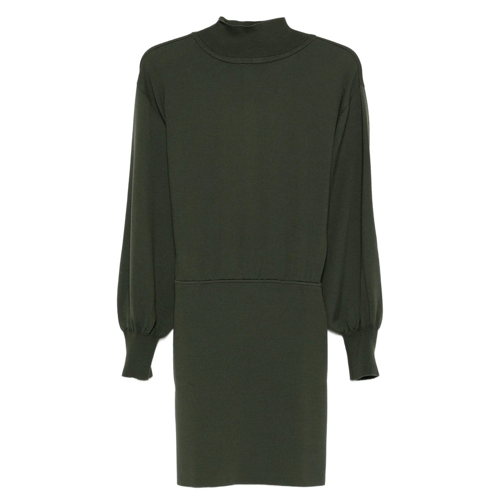 Antonino Valenti High-neck Balloon-sleeve Mini Dress