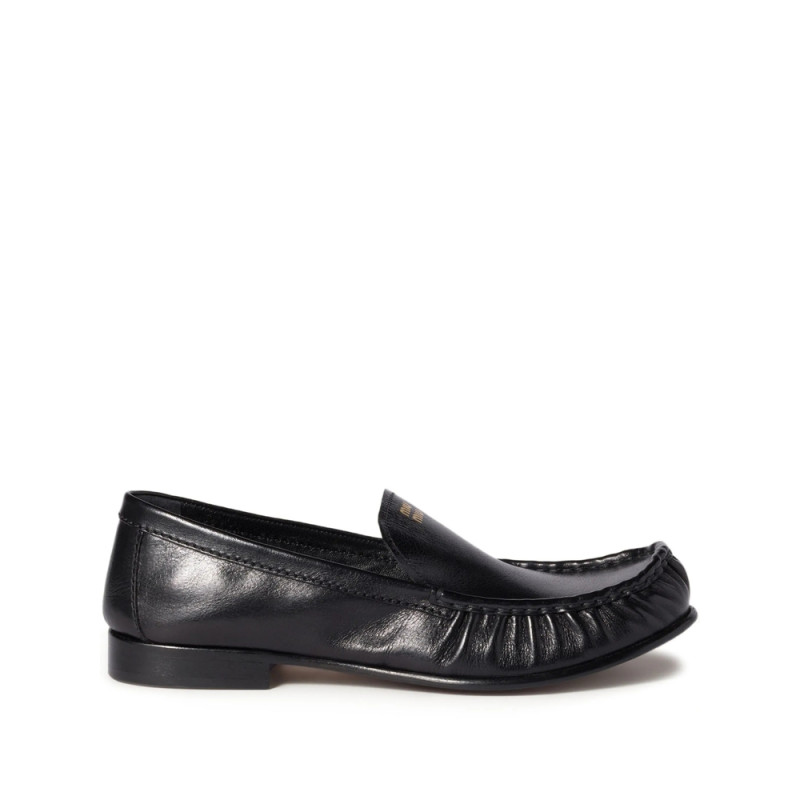 Miu Miu Embossed-logo Loafers