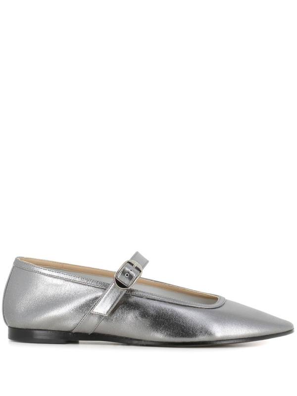 leather ballet flats