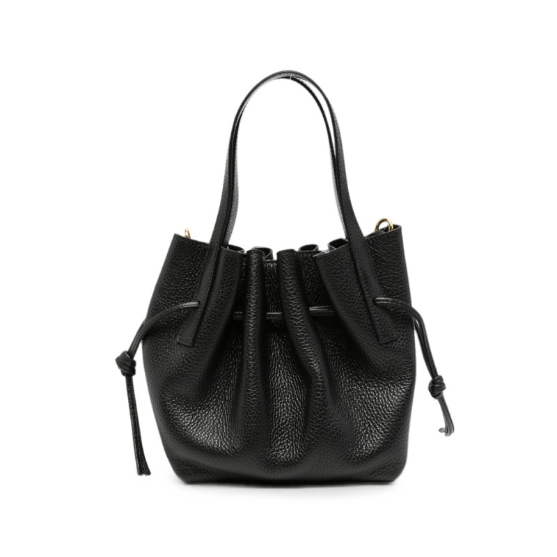 Yuzefi Mini Scallop Pebbled-leather Tote Bag