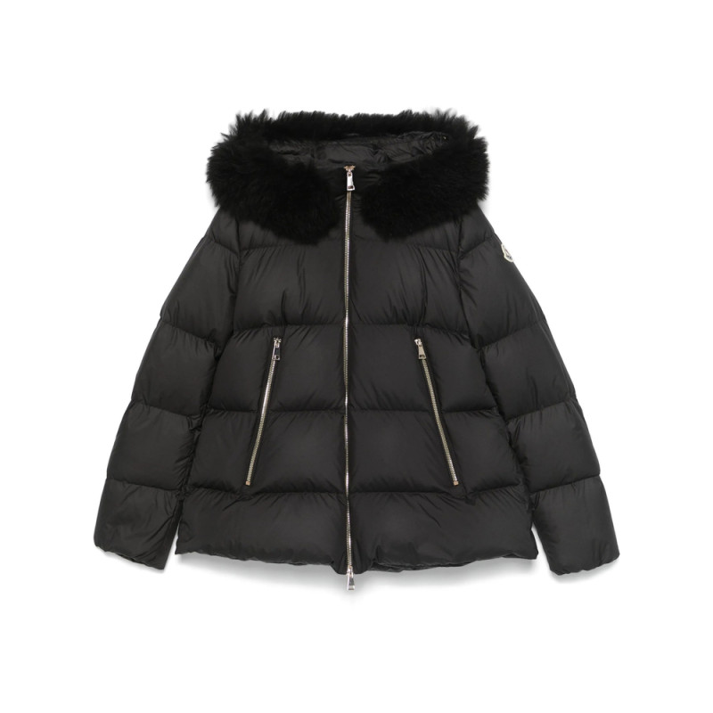 Moncler Laichefur Hooded Parka Coat