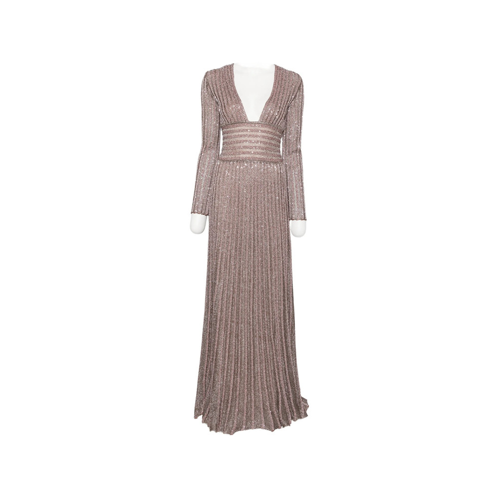 Missoni Sequin-embellished Pleated Maxi Dress