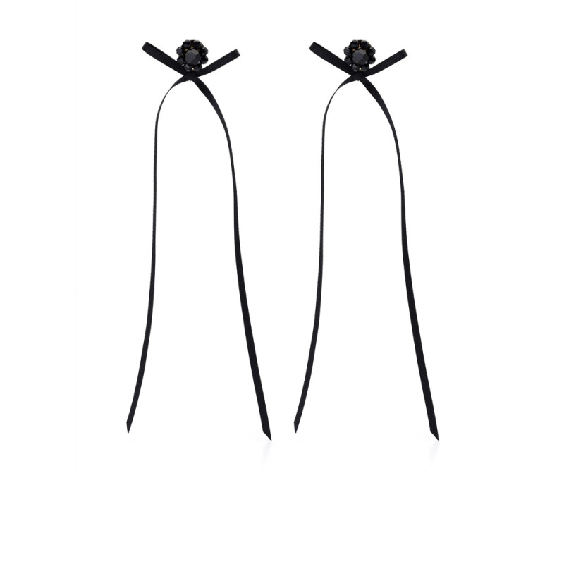 Simone Rocha Bow Ribbon Earrings