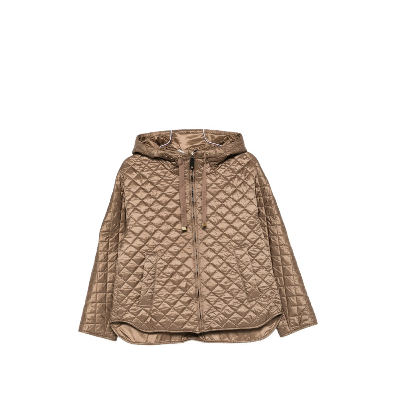 Max Mara The Cube Quilted-design Hooded Jacket