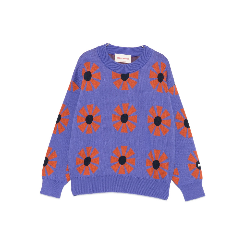 Bobo Choses Flower-print Jumper