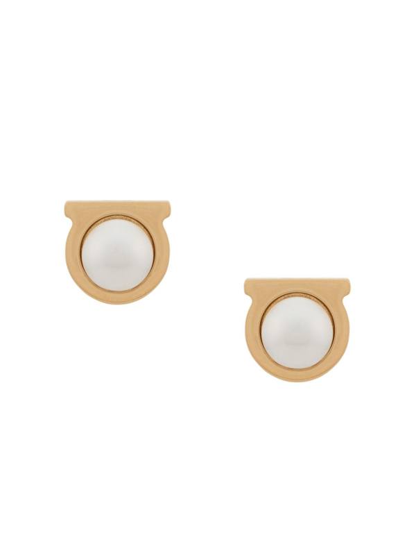 Gancini stud earrings