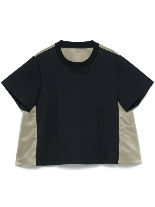 panelled T-shirt