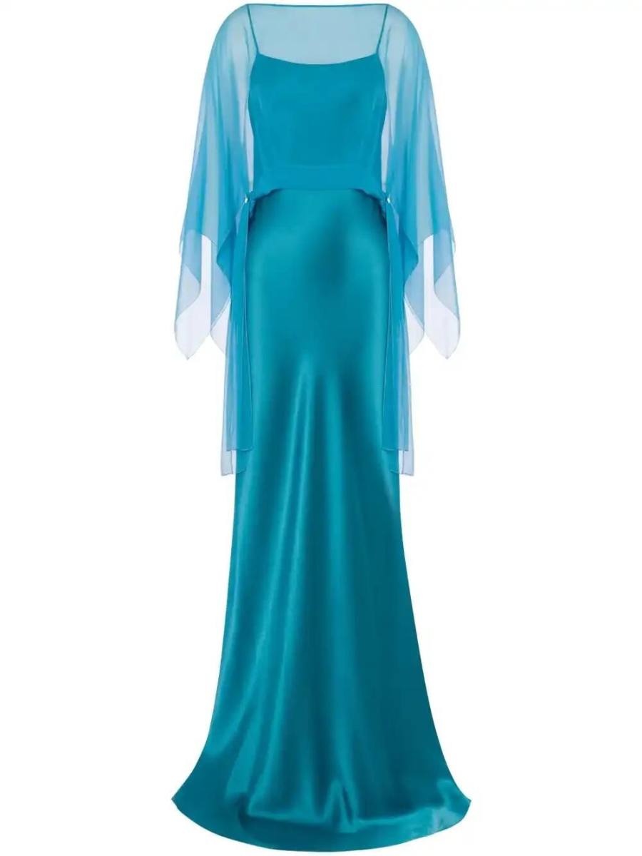 satin maxi dress