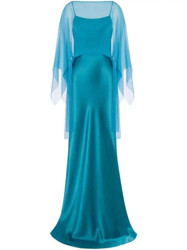 satin maxi dress