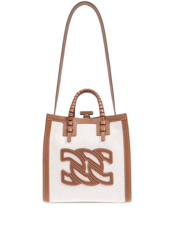 logo-patch tote bag