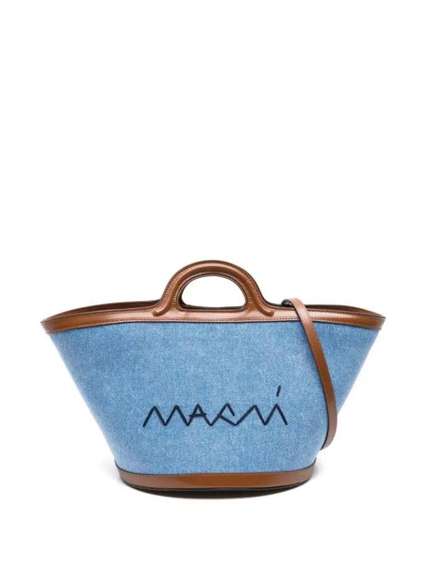 denim bucket bag